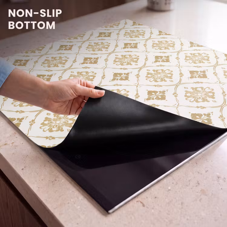 Induction hob protector - Ornament - Classic - Gold — 5