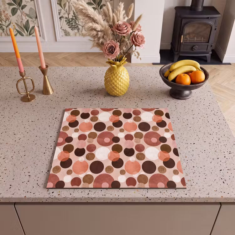 Induction hob cover - Circles - Modern - Colorful — 3