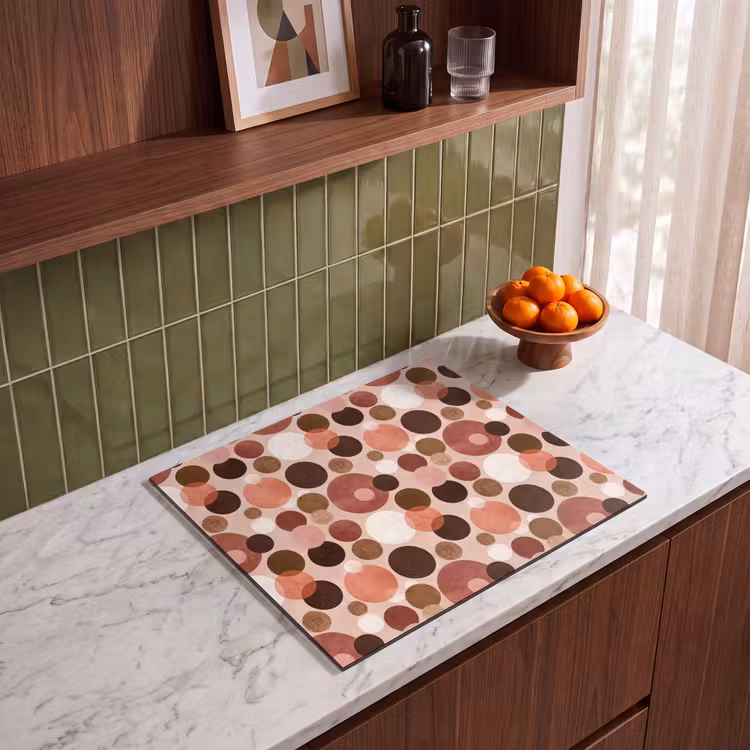 Induction hob cover - Circles - Modern - Colorful — 4