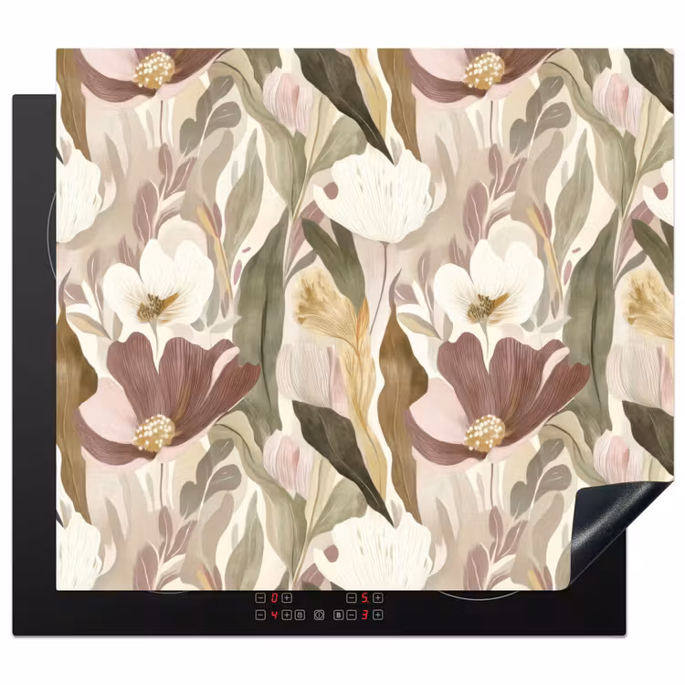 Induction hob cover - Flowers - Watercolor - Colorful — 1