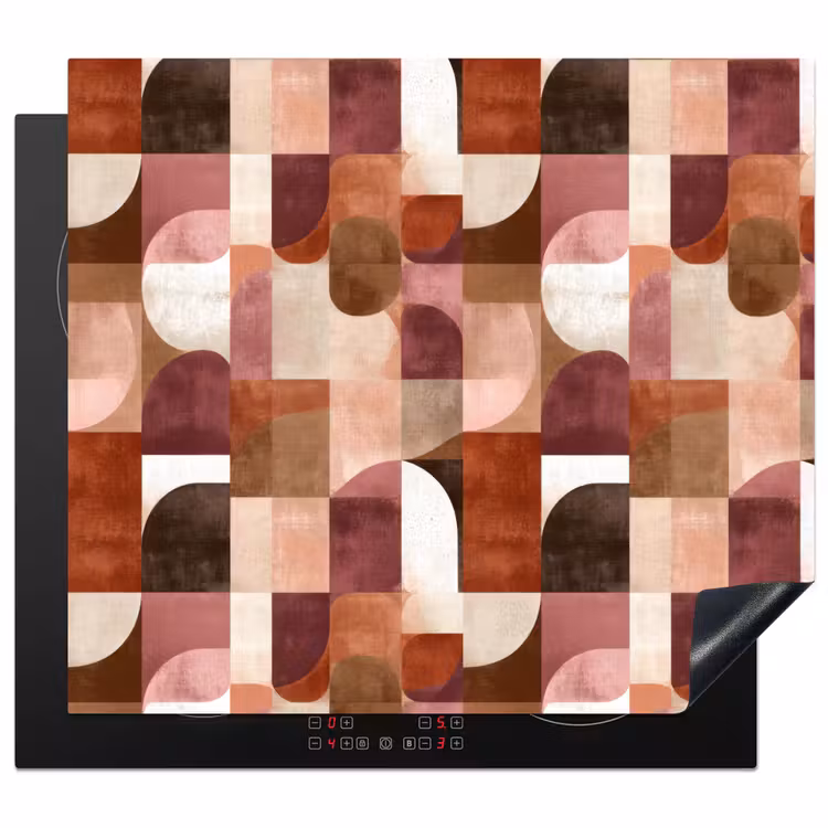 Induction hob cover - Geometry - Modern - Retro — 1