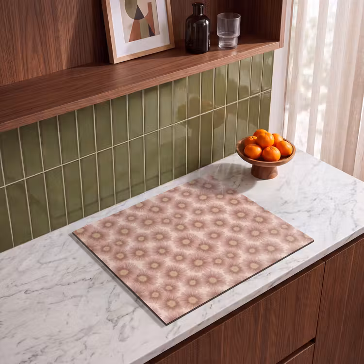 Induction hob cover - Gerbera - Flowers - Pink — 4