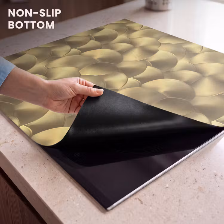 Induction hob protector - Modern - Circle - Gold — 5
