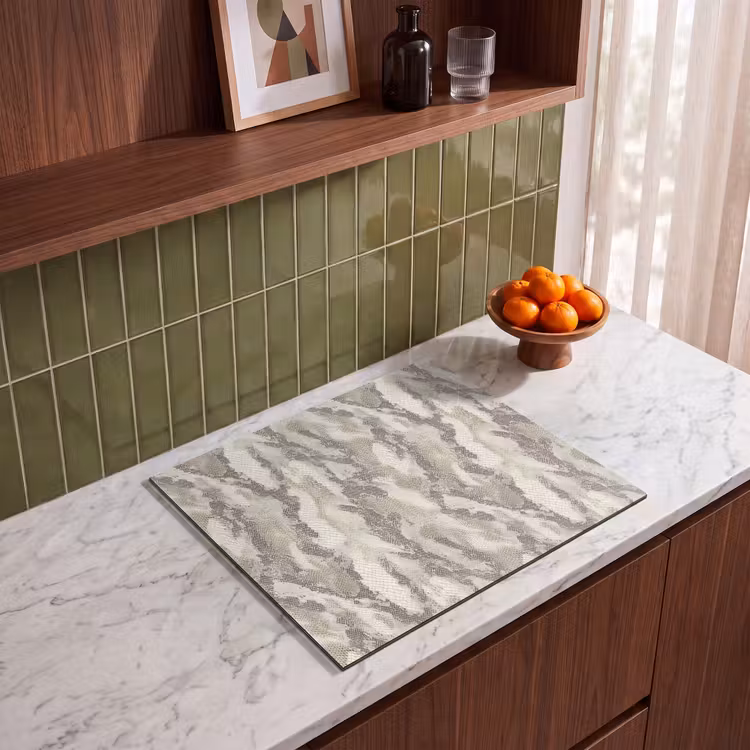 Induction hob protector - Snake - Pattern - Taupe — 4