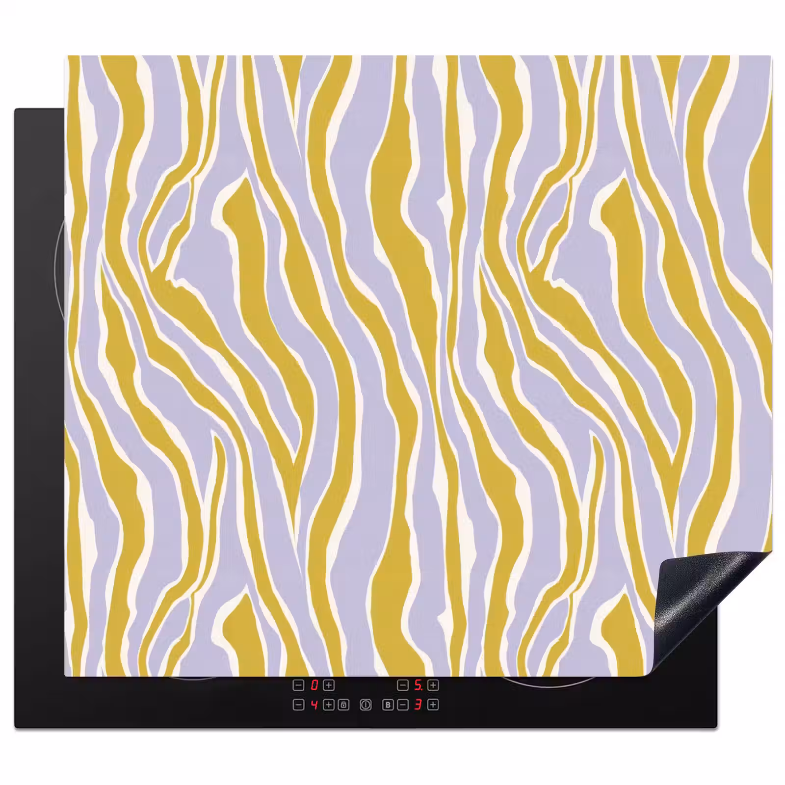 Induction hob protector - Zebra - Modern - Multicolored — 1