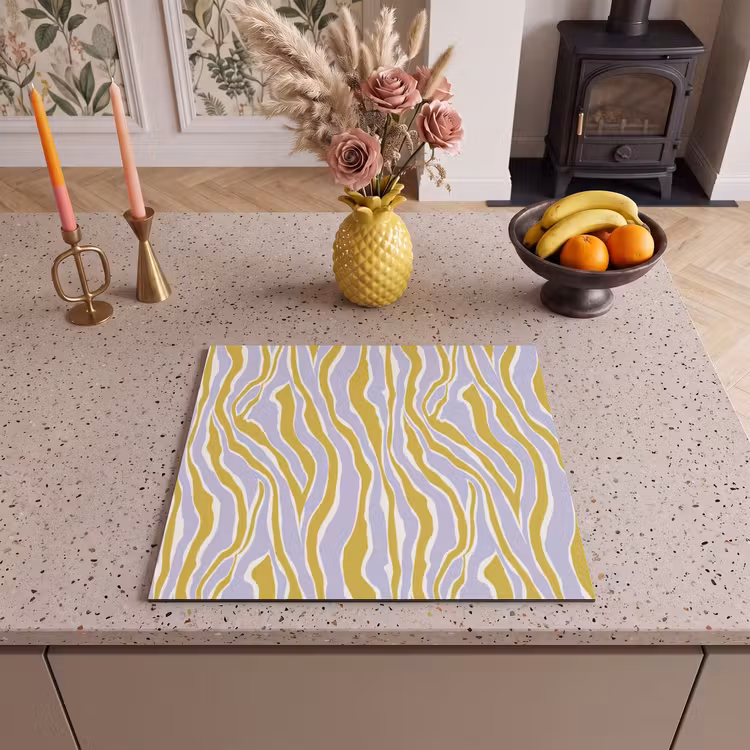 Induction hob protector - Zebra - Modern - Multicolored — 3