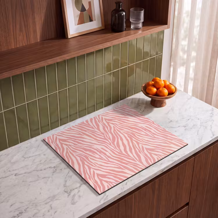 Induction hob protector - Zebra - Print - Pink — 4