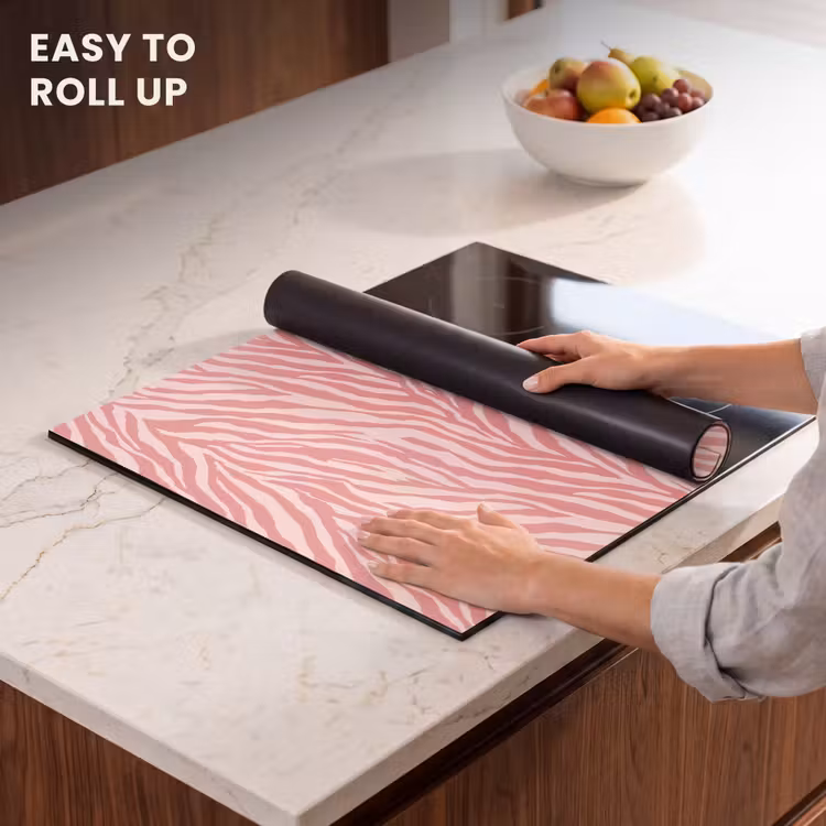 Induction hob protector - Zebra - Print - Pink — 6