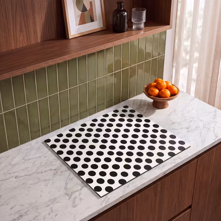 Induction hob protector - Classic - Dots - Black — 4