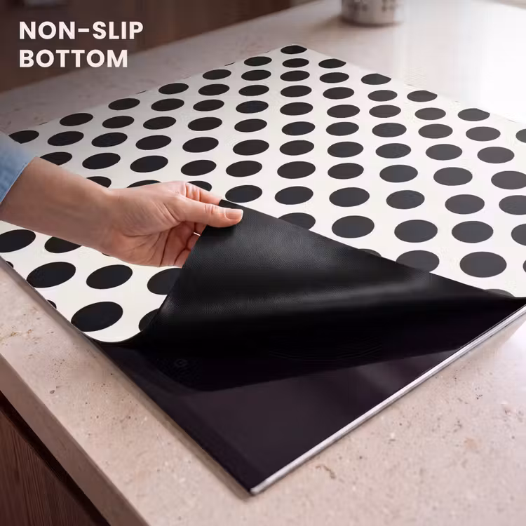 Induction hob protector - Classic - Dots - Black — 5