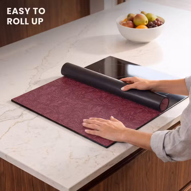 Induction hob cover - Leaves - Pattern - Purple — 6