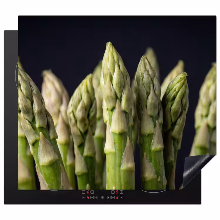 Induction hob protector - Asparagus - Green - Black — 1