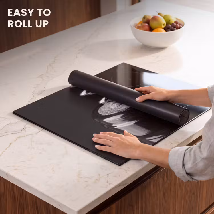 Induction hob protector - Corkscrew - Wine - Black - White — 6
