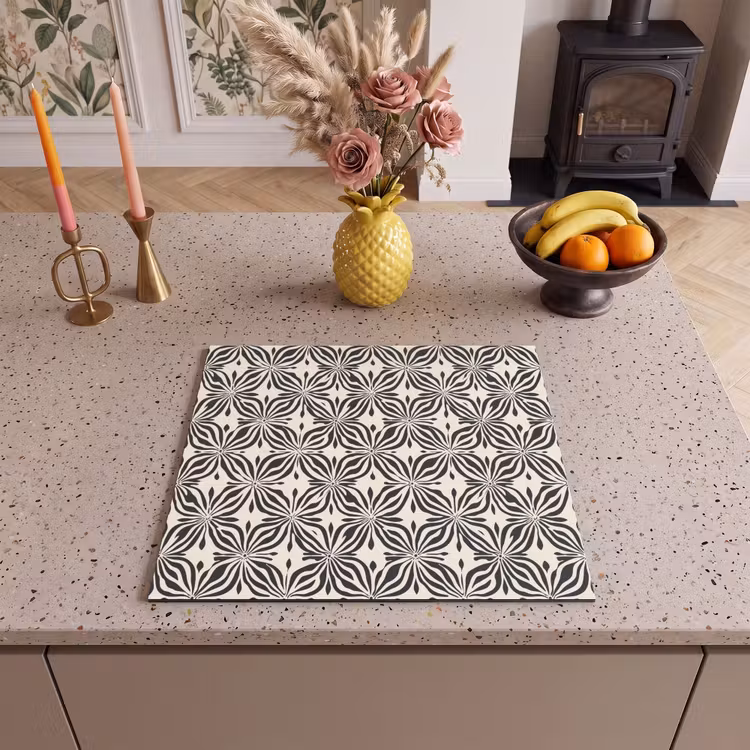 Induction hob protector - Graphic - Pattern - Black — 3