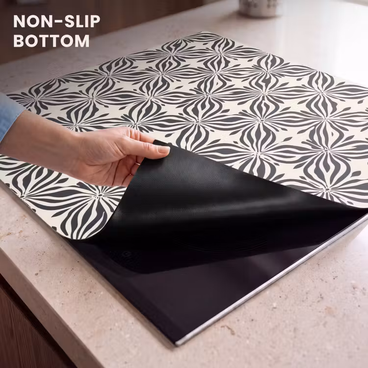 Induction hob protector - Graphic - Pattern - Black — 5