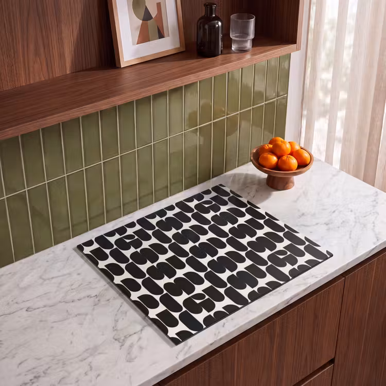Induction hob protector - Modern - Patterned - Black — 4