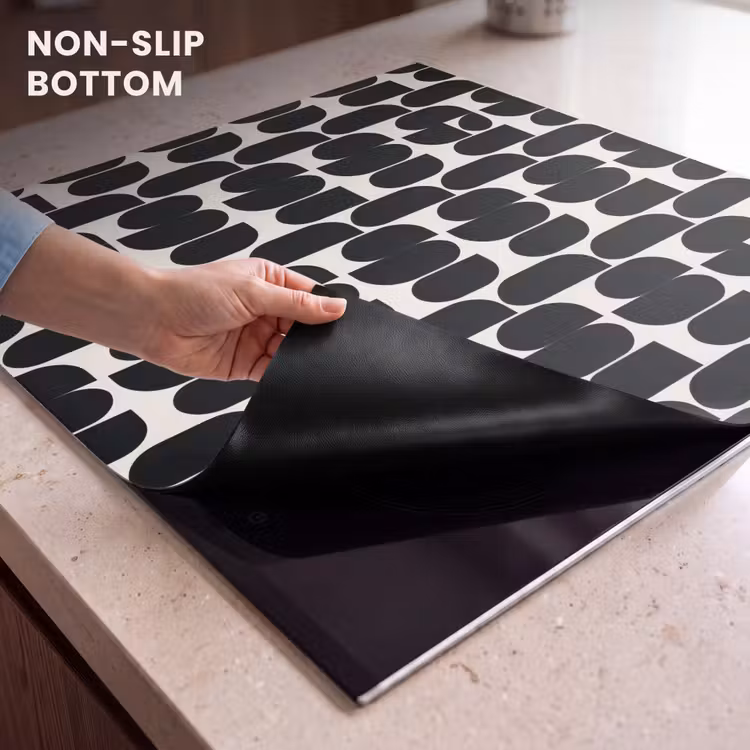 Induction hob protector - Modern - Patterned - Black — 5