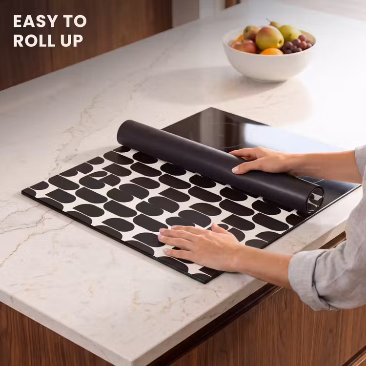 Induction hob protector - Modern - Patterned - Black — 6