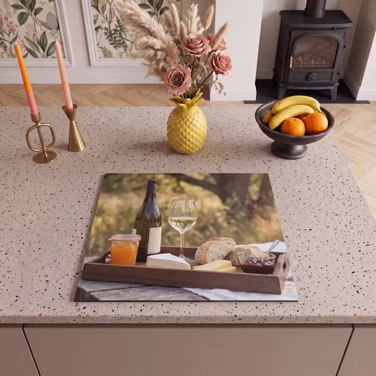 Induction hob protector - Picnic - Wine - Cheese board — 3