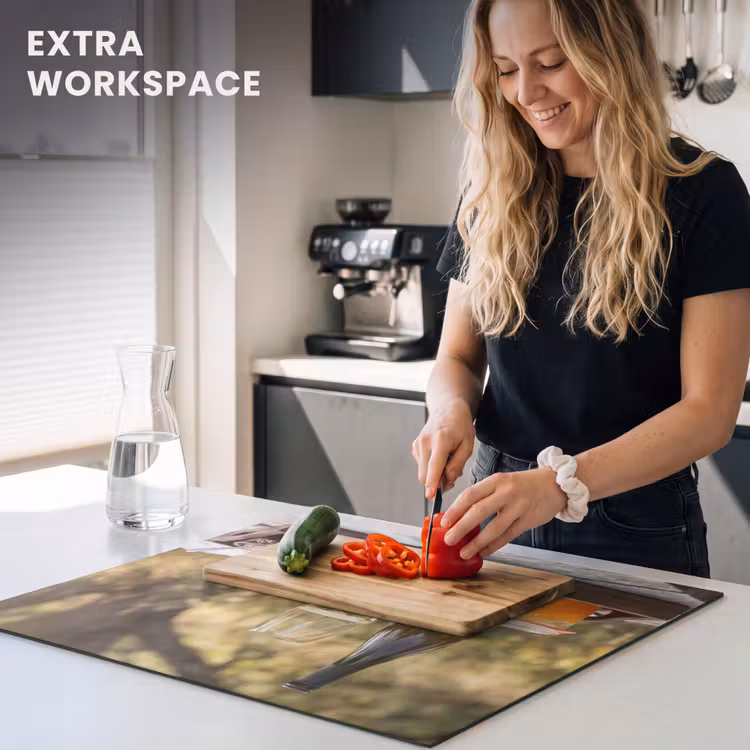Induction hob protector - Picnic - Wine - Cheese board — 7
