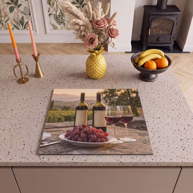 Induction hob protector - Wine - Glasses - Grapes - Vineyard — 3