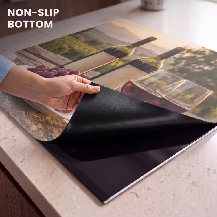 Induction hob protector - Wine - Glasses - Grapes - Vineyard — 5