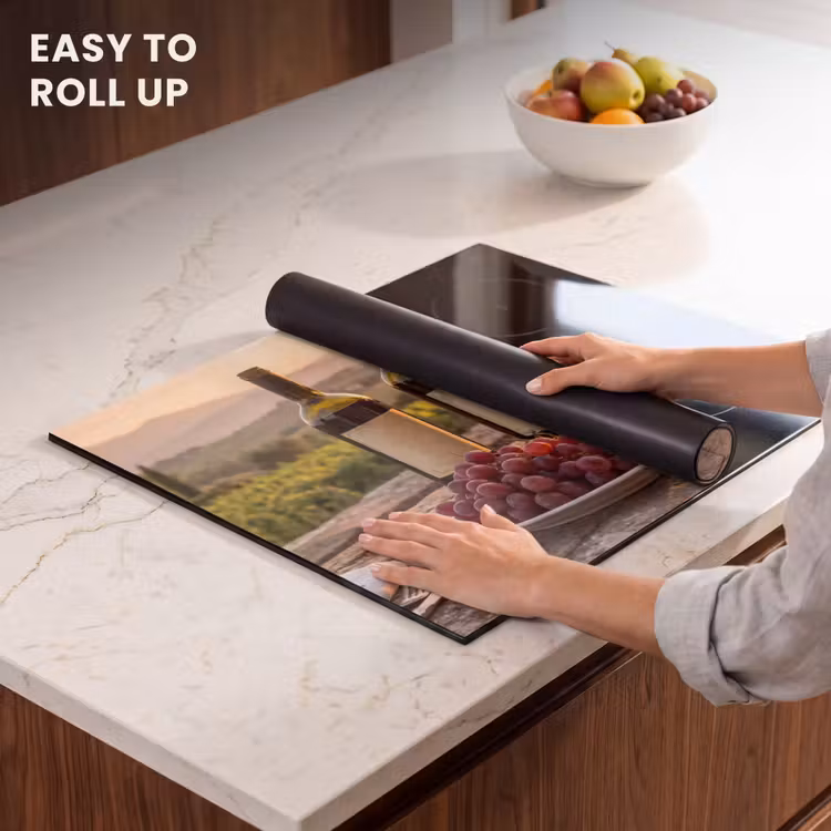 Induction hob protector - Wine - Glasses - Grapes - Vineyard — 6