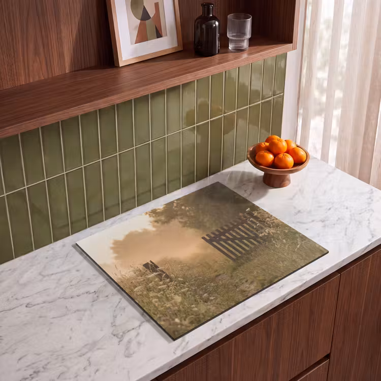 Induction hob protector - Fence - Nature - Fog - Field — 4