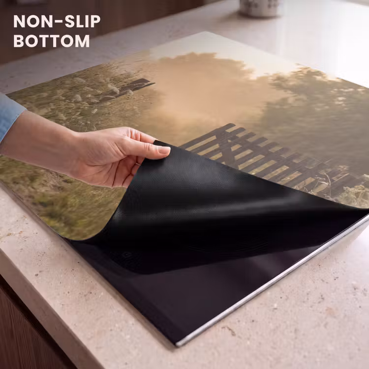 Induction hob protector - Fence - Nature - Fog - Field — 5