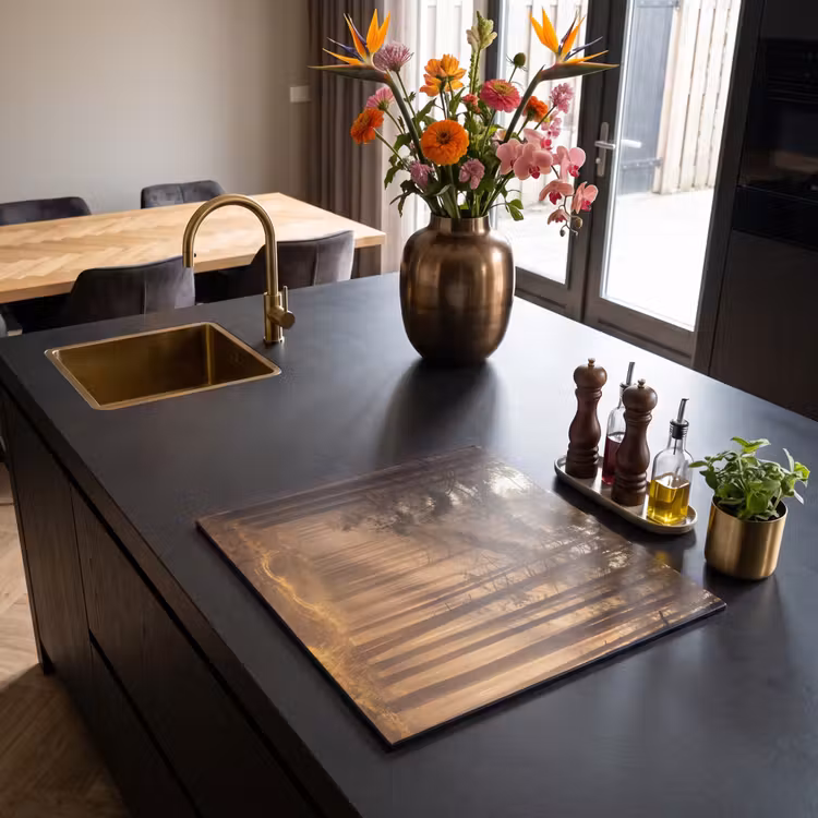 Induction hob protector - Forest - Fog - Sunlight — 2