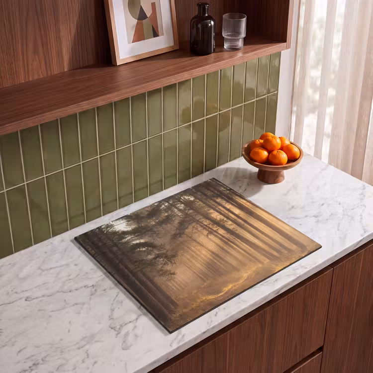 Induction hob protector - Forest - Fog - Sunlight — 4