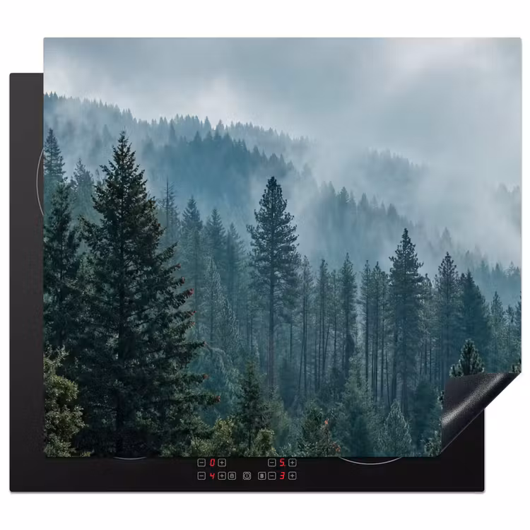 Induction hob protector - Naaldwoud - Bergen - Mist — 1