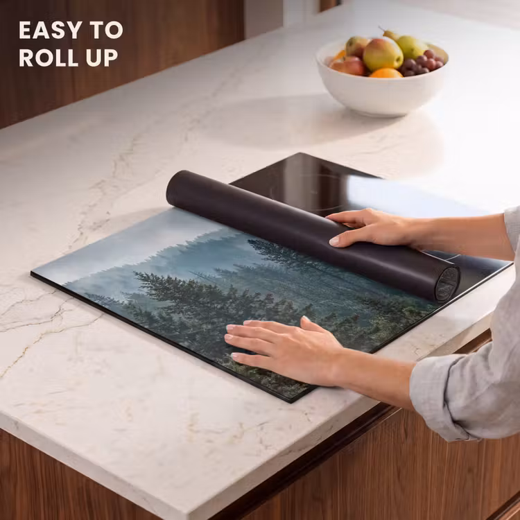 Induction hob protector - Naaldwoud - Bergen - Mist — 6