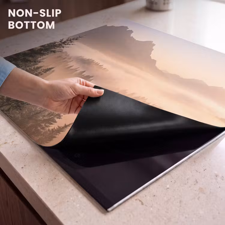 Induction hob protector - Sunlight - Fog - Mountains - Trees — 5
