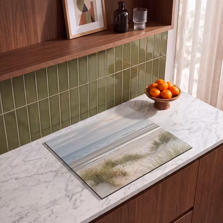 Induction hob protector - Sandy beach - Cloudy - Dunes — 4
