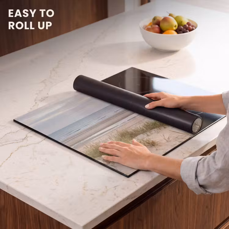 Induction hob protector - Sandy beach - Cloudy - Dunes — 6