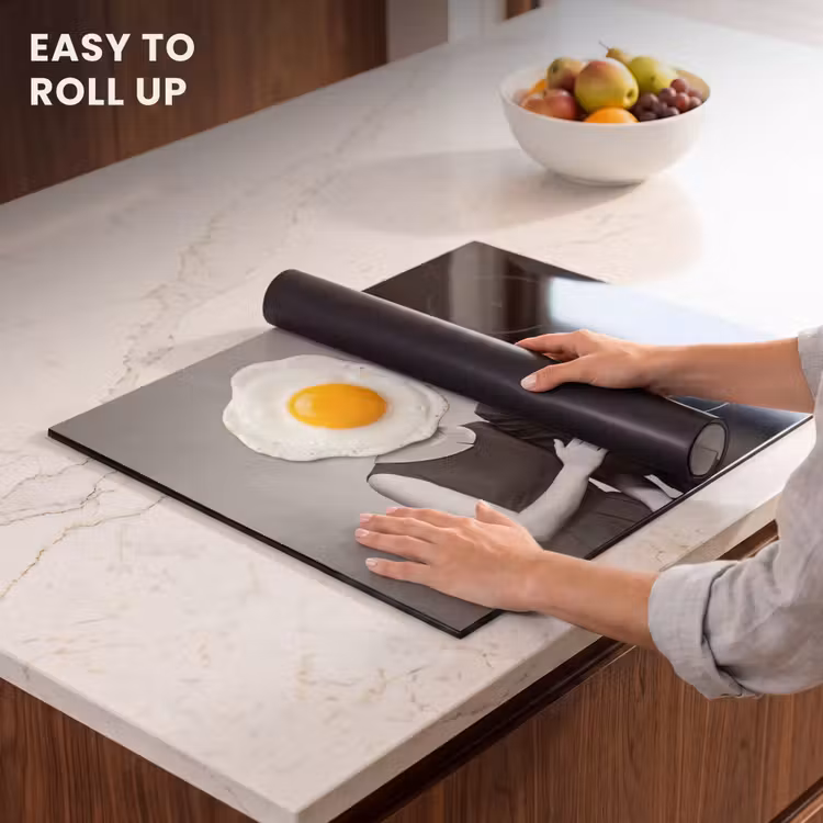Induction hob protector - Breakfast - Couple - Egg - Bread — 6