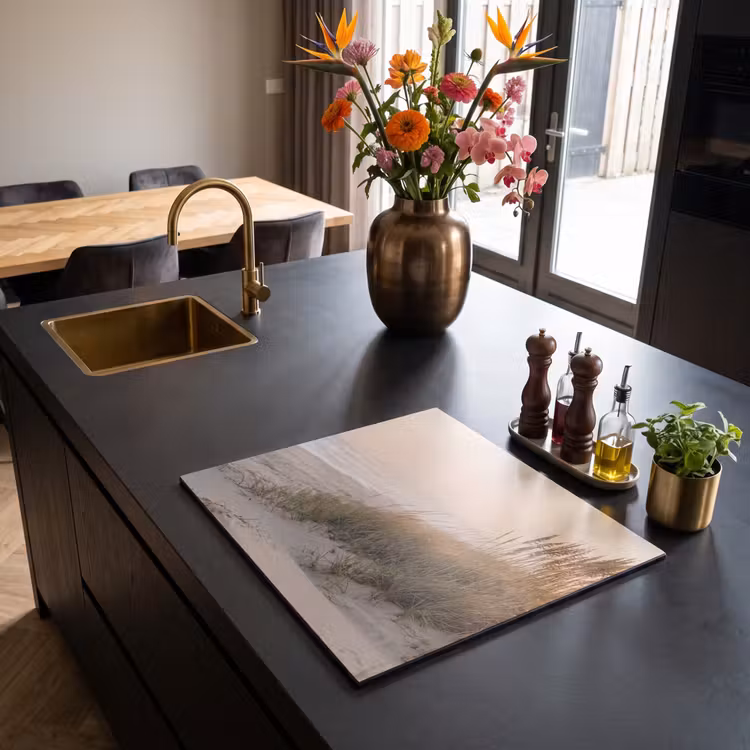 Induction hob protector - Dune landscape - Sunset - Beach — 2