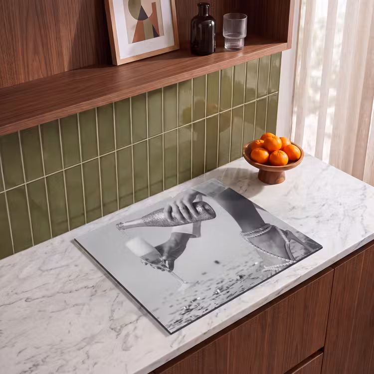 Induction hob protector - Festive - Champagne - Discoball — 4