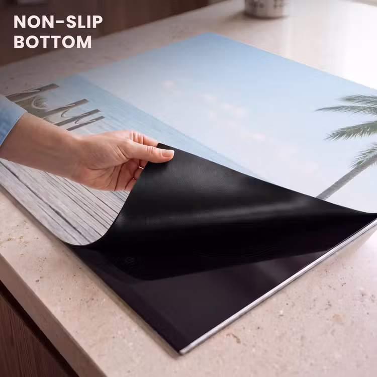 Induction hob protector - Palm trees - Path - Horizon — 5