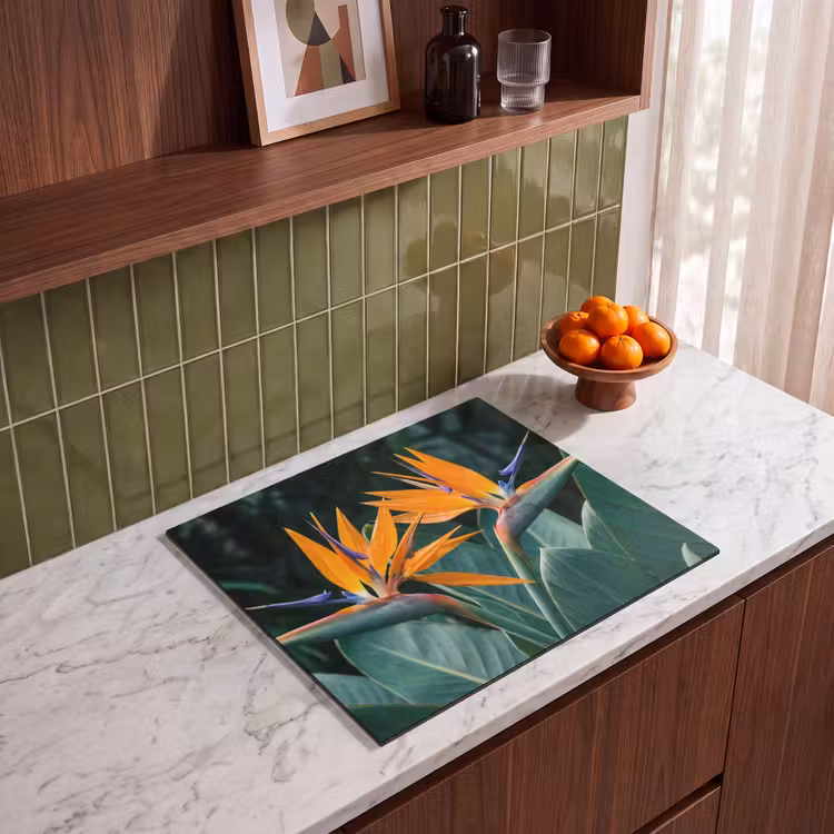 Induction hob protector - Bird of paradise - Flower - Exotic — 4