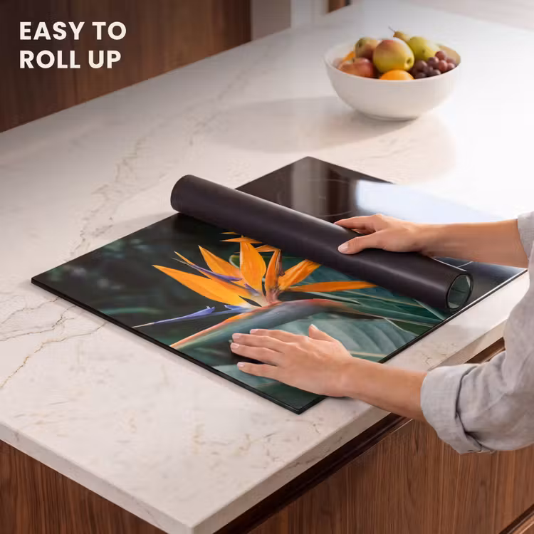 Induction hob protector - Bird of paradise - Flower - Exotic — 6