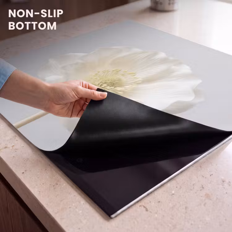 Induction hob protector - Flower - Minimalist -White — 5