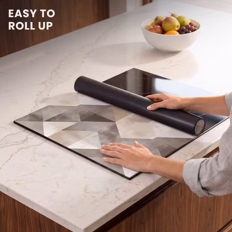 Induction hob protector - Geometric - Motif - Earth tones — 6