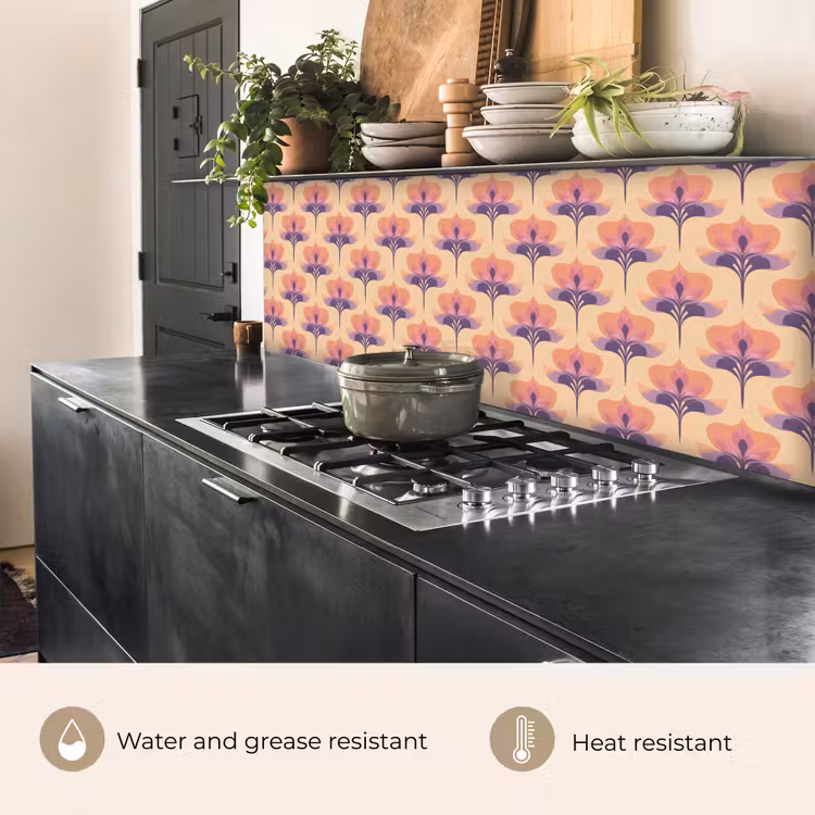 Kitchen splashback - Botanical - Pattern - Pastel — 5
