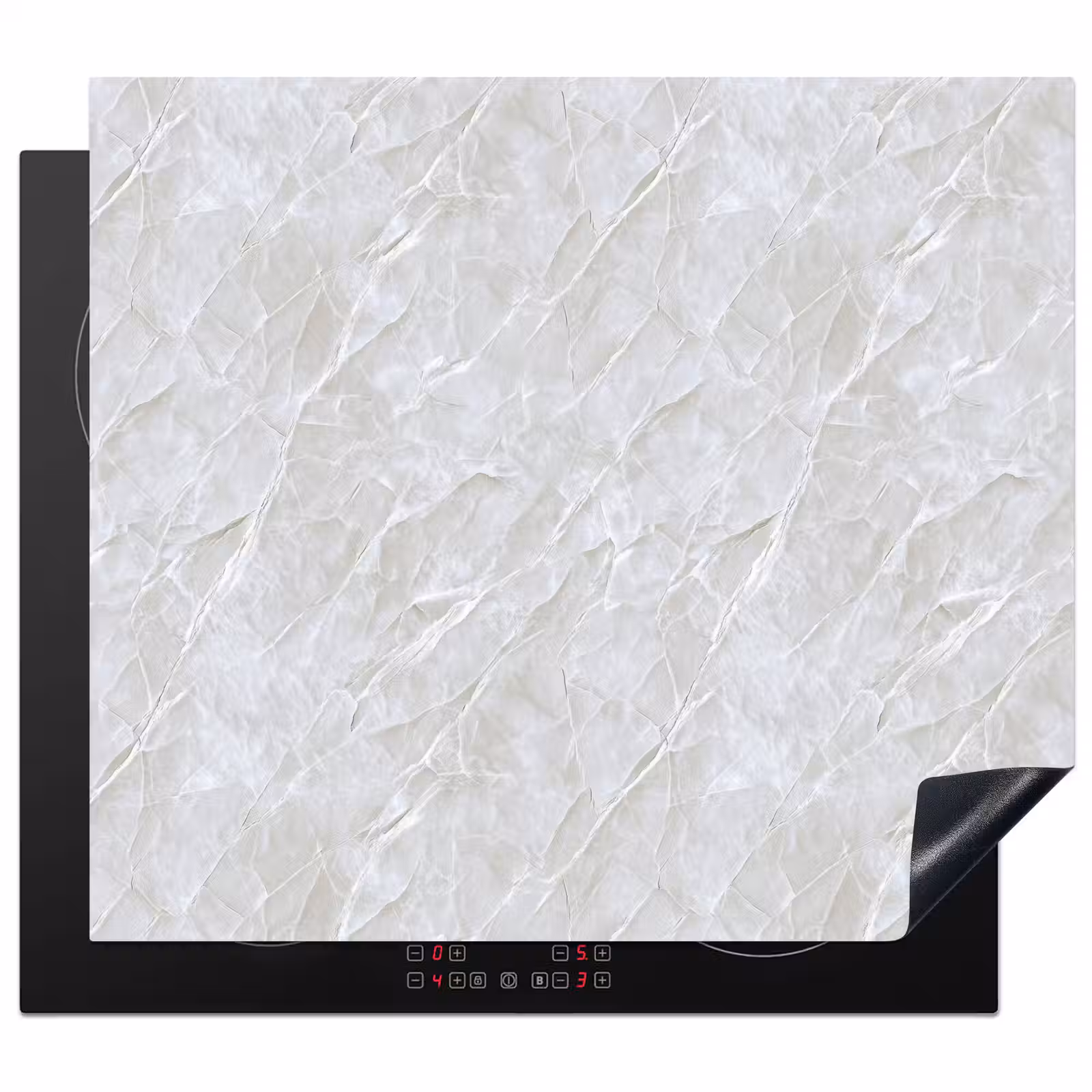 Induction hob protector - Surface - Texture - Gray — 1