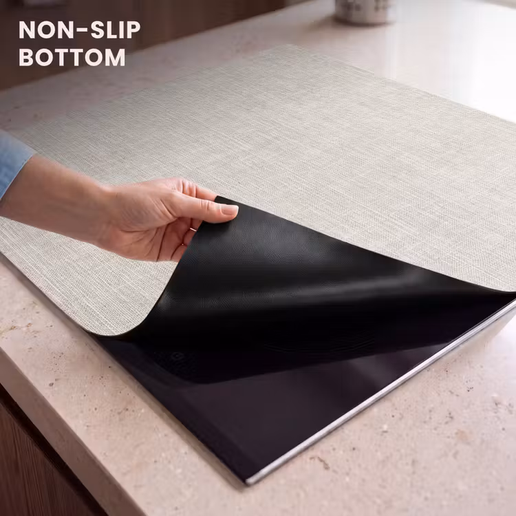 Induction hob protector - Linen - Texture - Beige — 5
