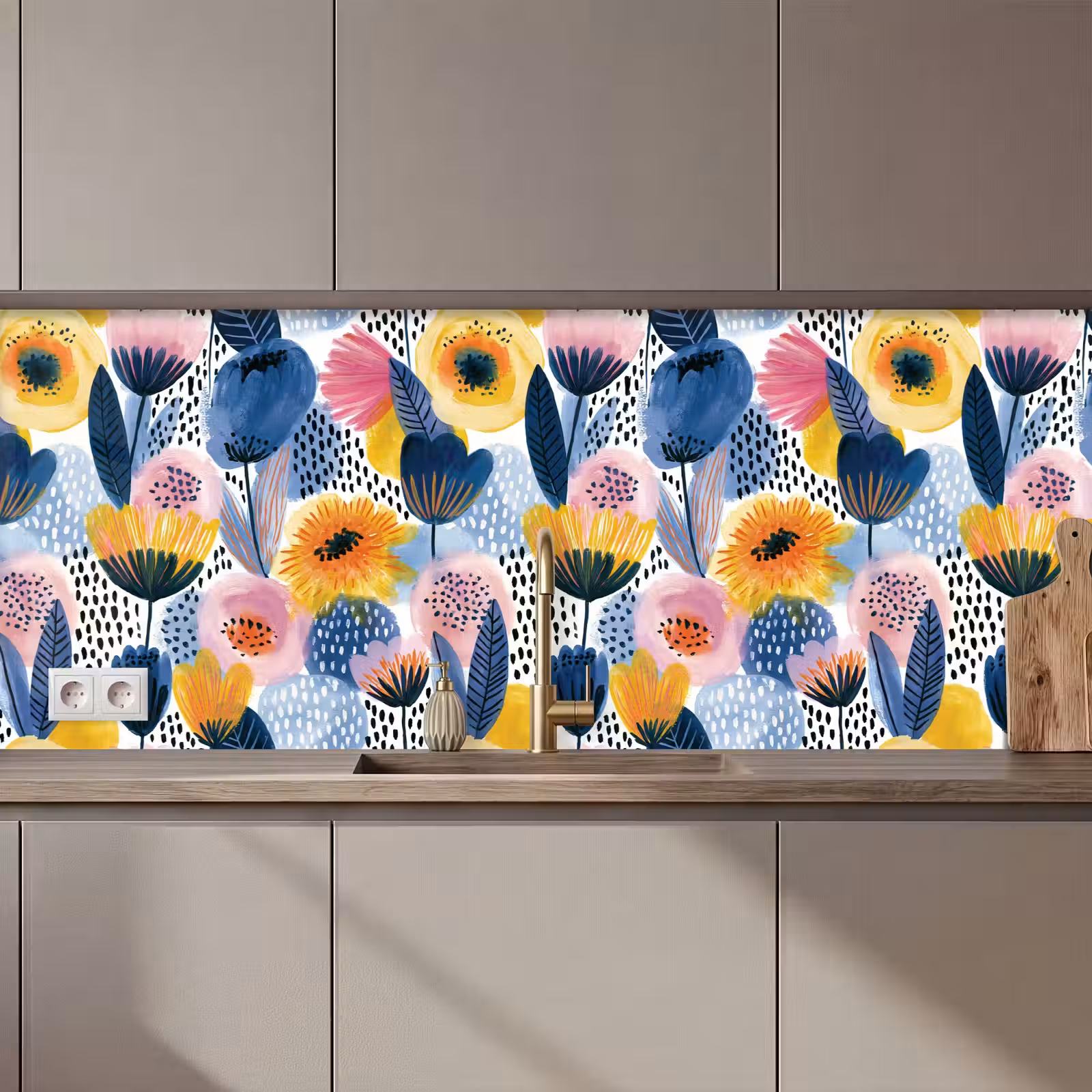 Kitchen splashback - Creative - Pattern - Colorful — 1
