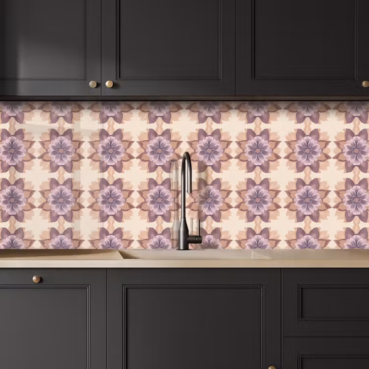 Kitchen splashback - Classic - Pattern - Purple — 6