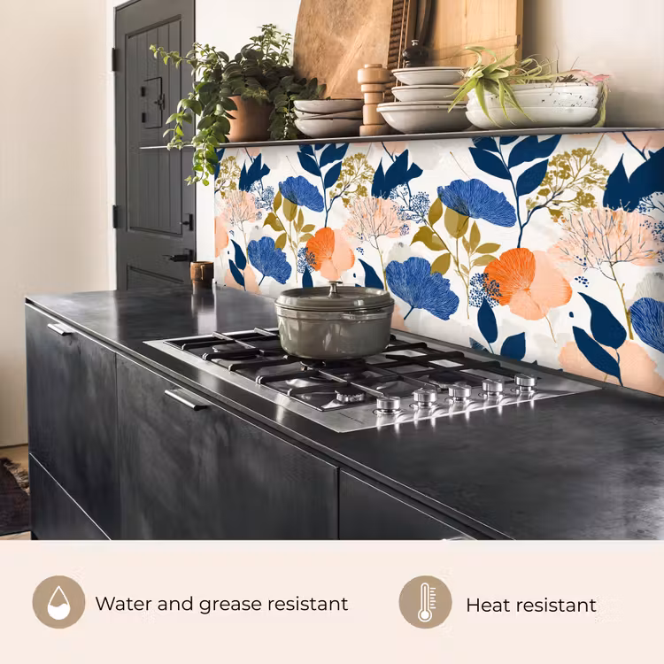 Kitchen splashback - Flowers - Botanical - Colorful — 5